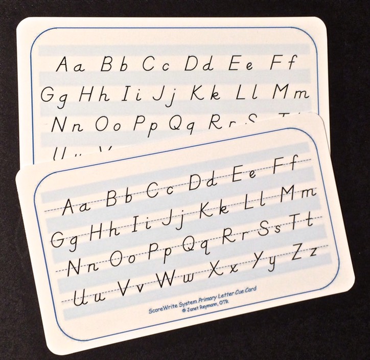 ScoreWrite System Letter Cue Cards DN